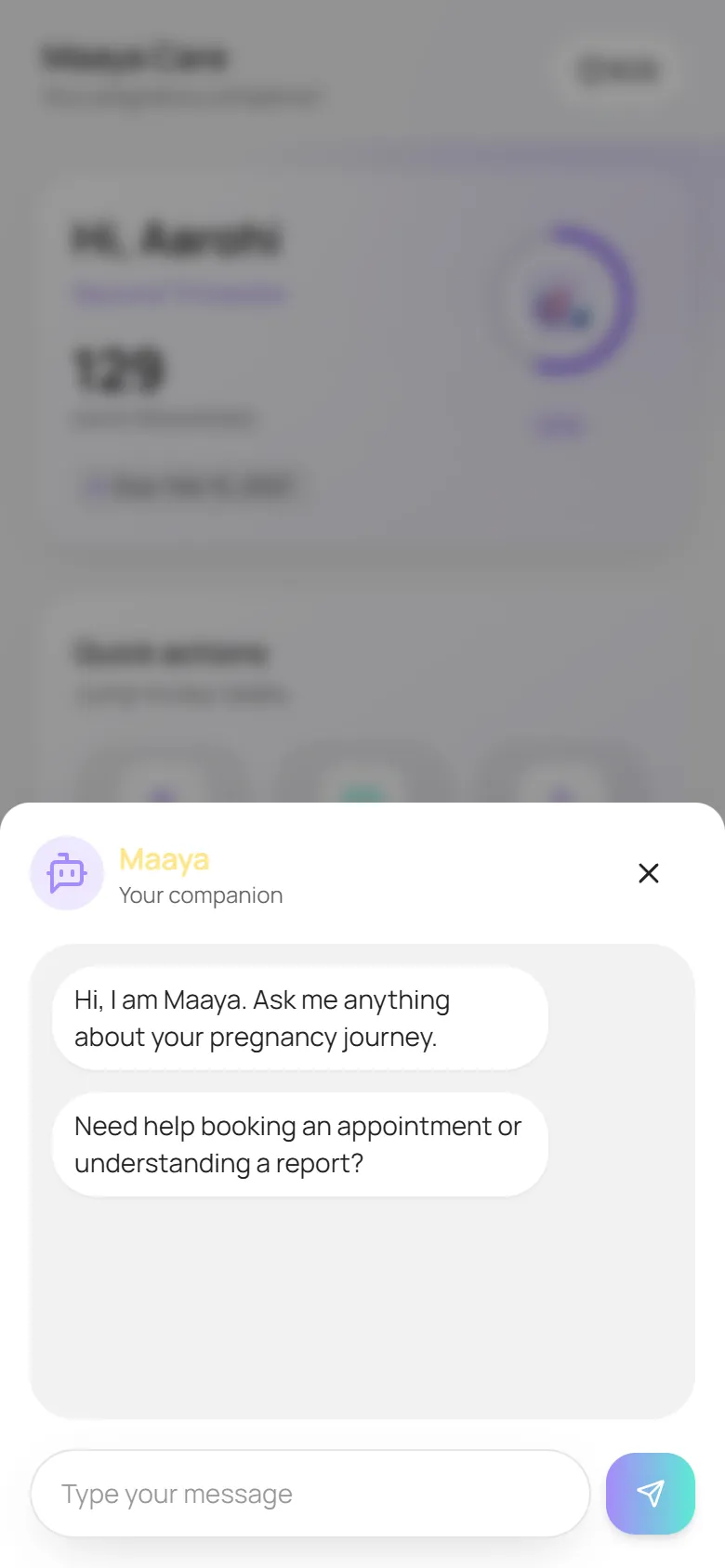 Maaya chat