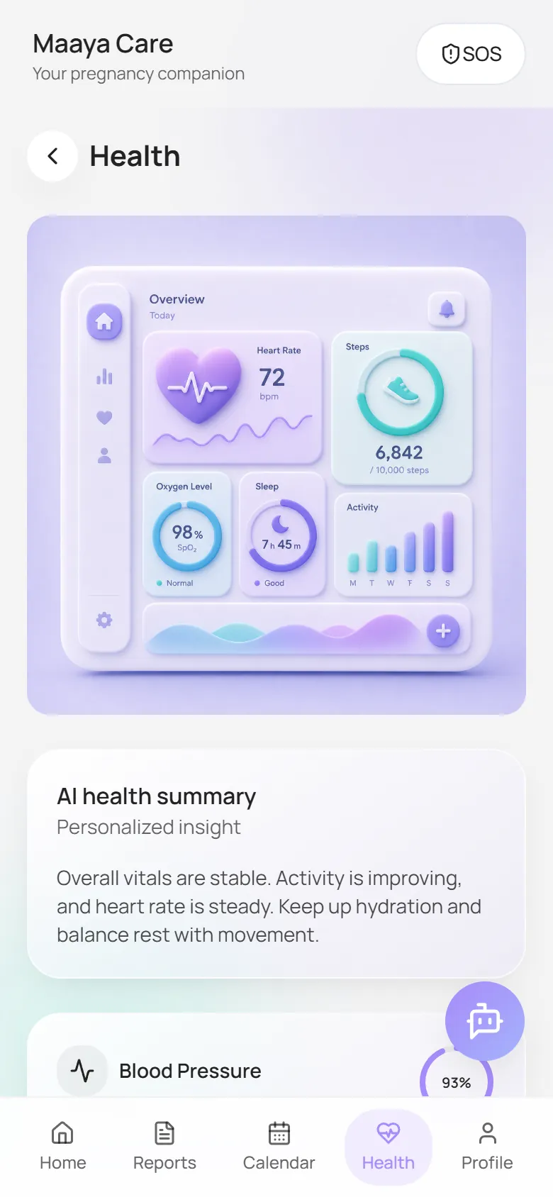 Health and vitals