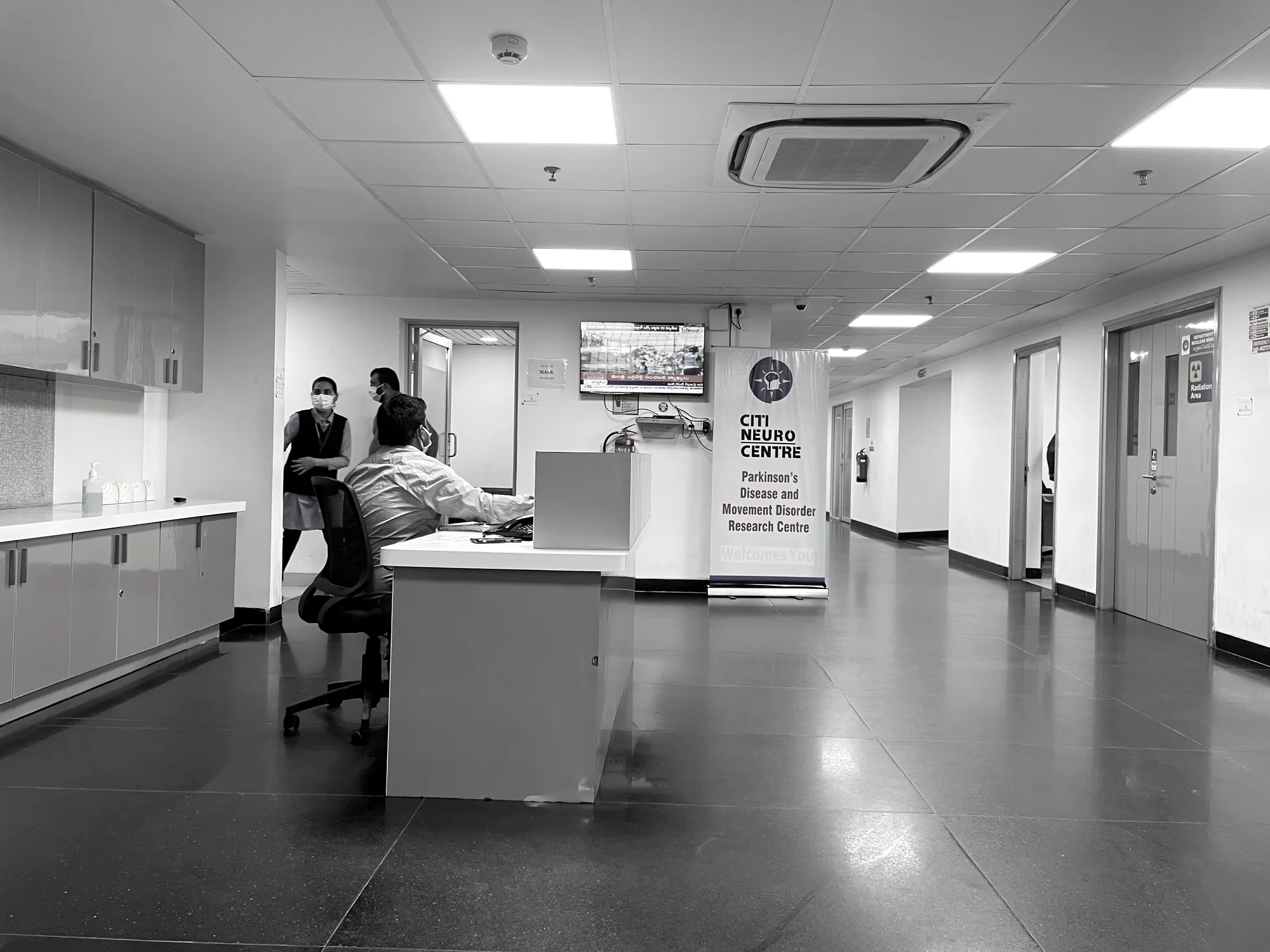 fig 1.3 - Visits to the research centre and the PDMDS rehab centre